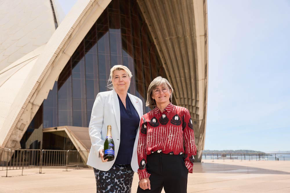 Nathalie Vranken, Owner and Global CEO of Vranken-Pommery Monopole and Louise Herron AM, Opera House CEO