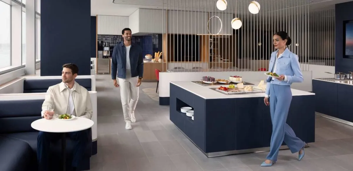 dining in air france lounge