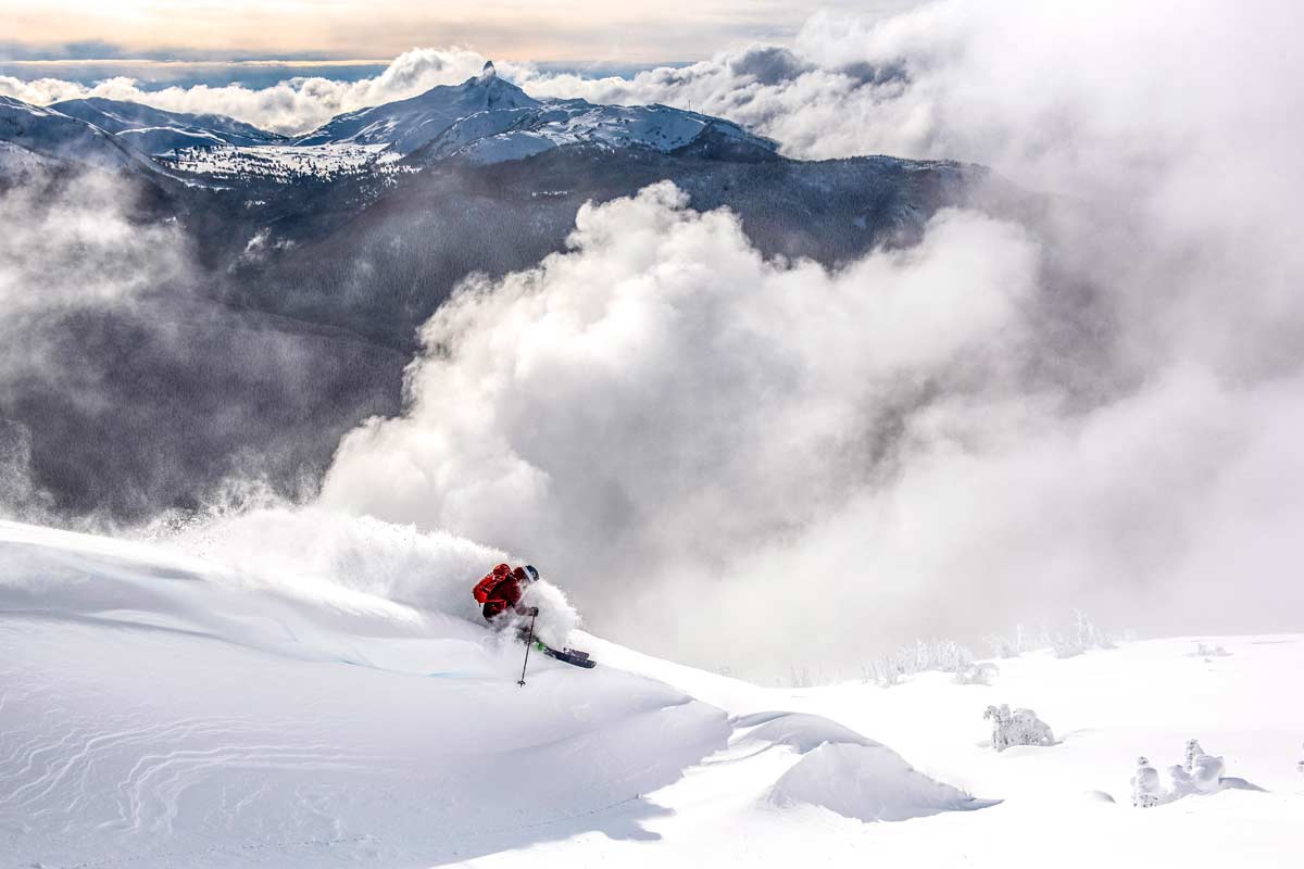 Skiing in Whistler, Canada