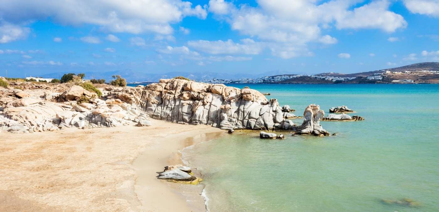 beach in paros greece