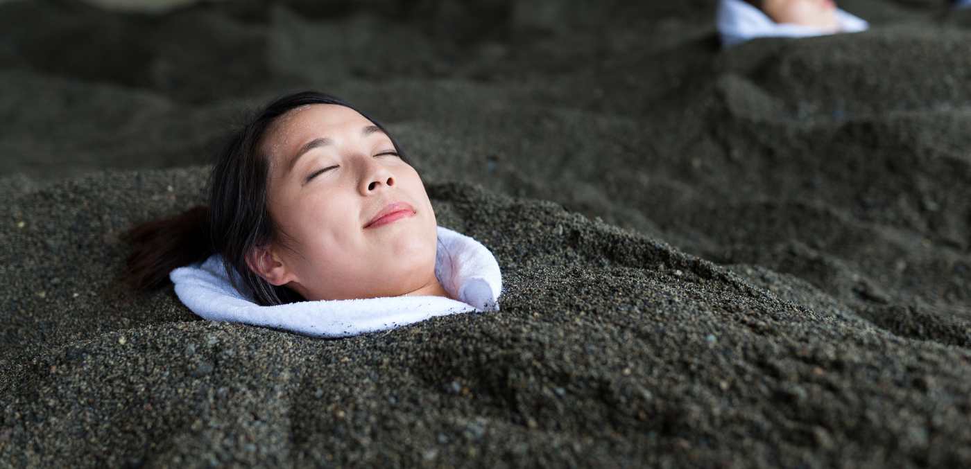 sand bath in Japan