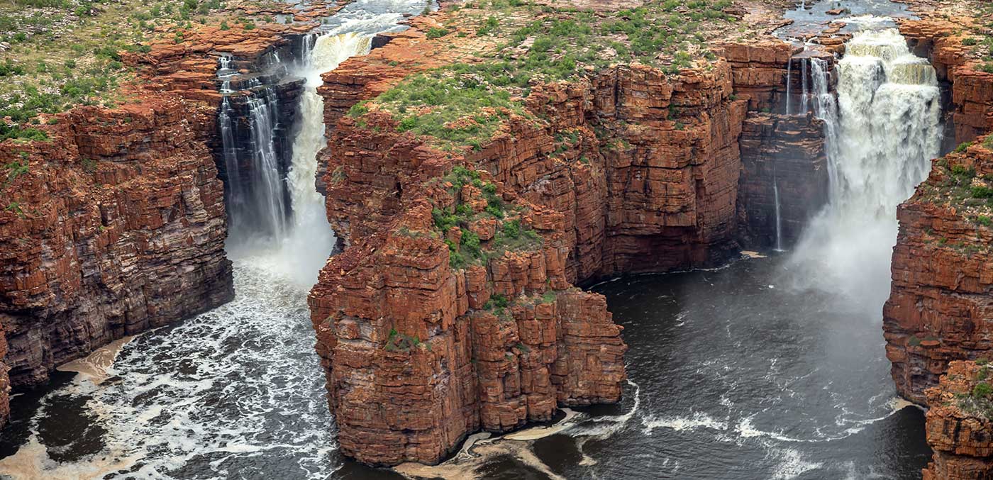 Twin King George Falls, Kimberley