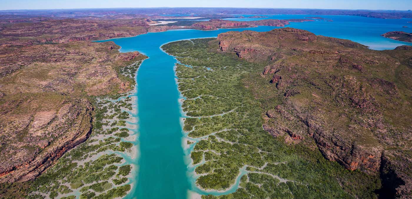 Porosus Creek in Prince Frederick Harbour, Kimberley