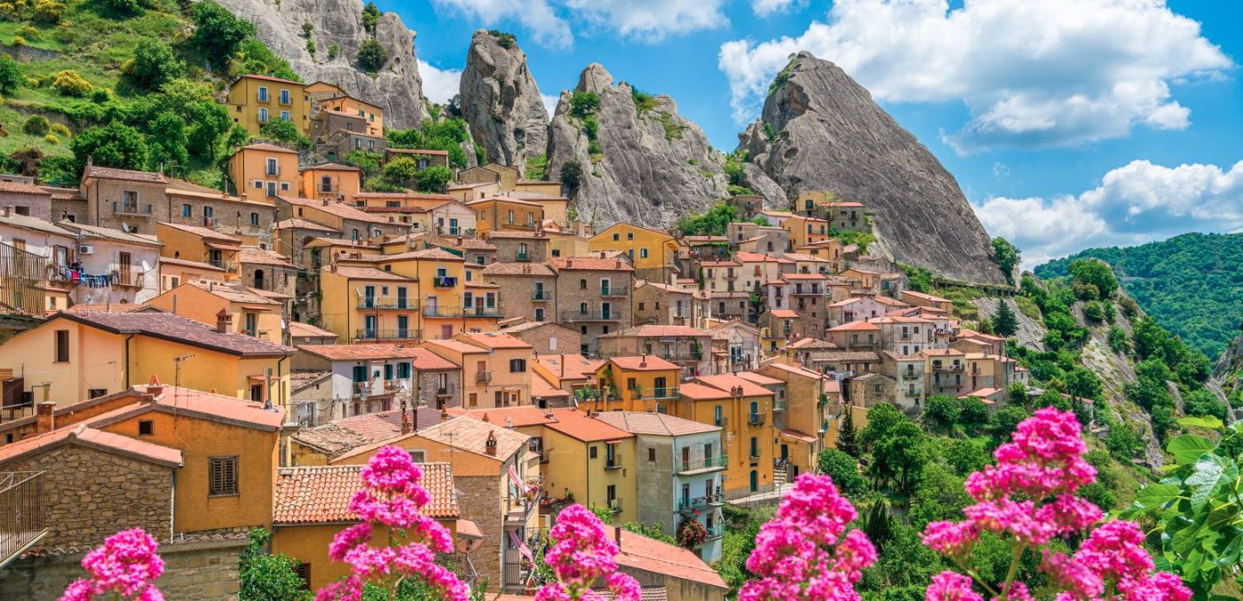 Castelmezzano village in italy