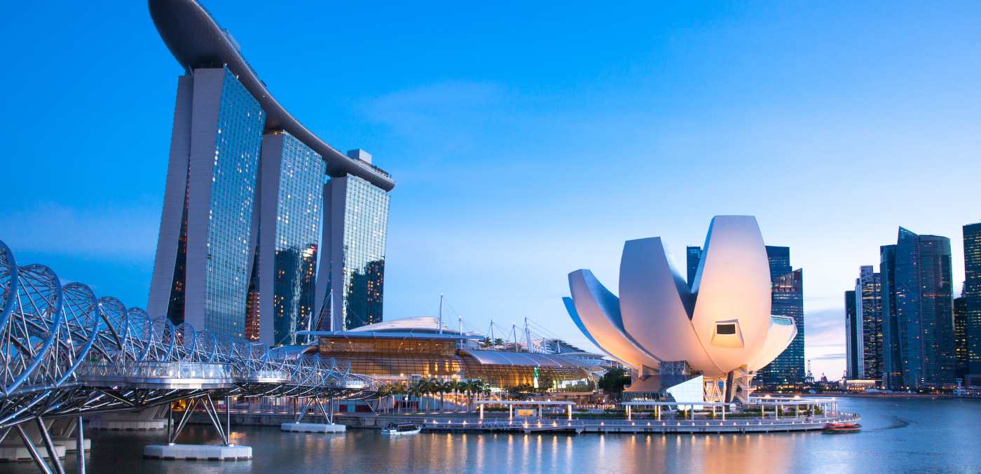 Marina bay area, Singapore
