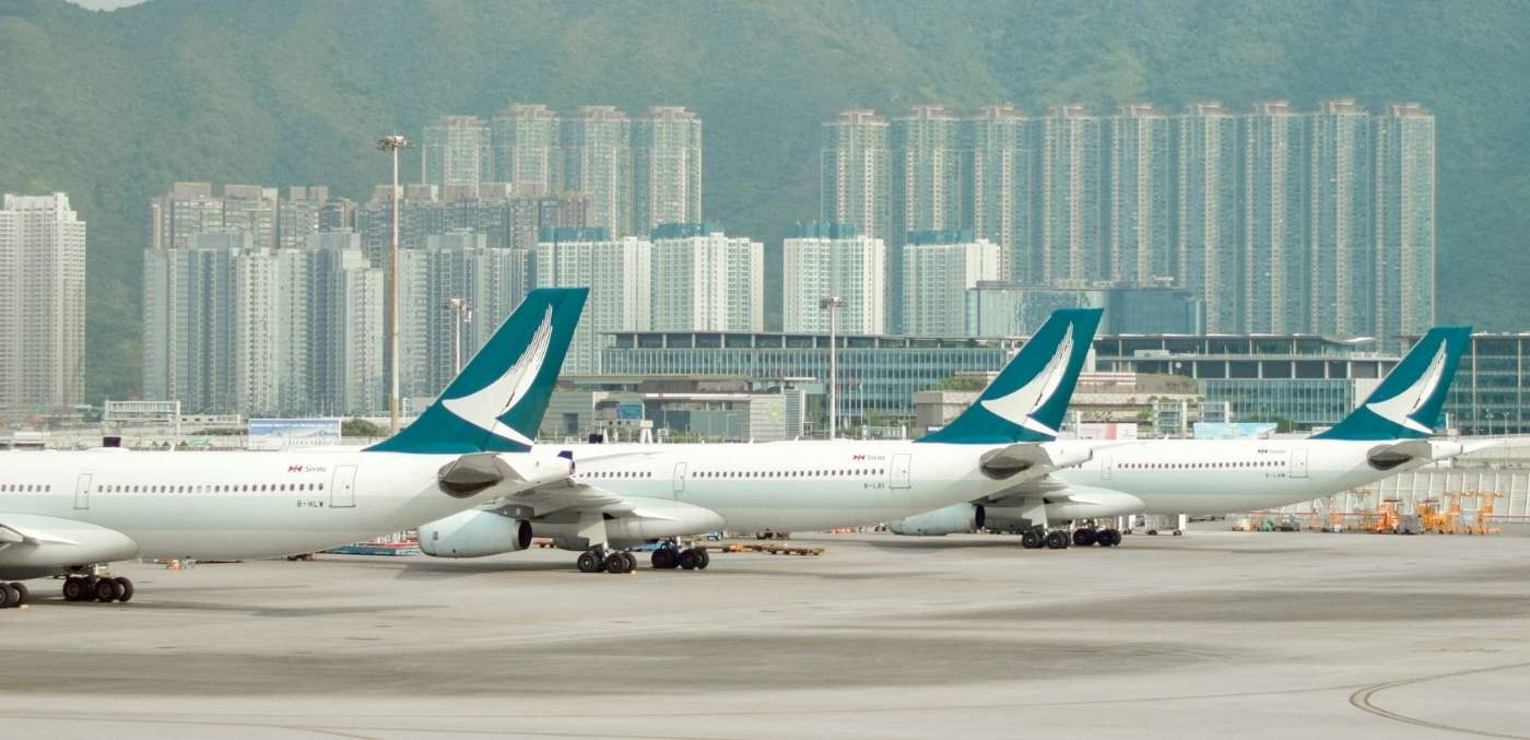 Cathay Pacific Airways, ready for take-off © Niklas Jonasson
