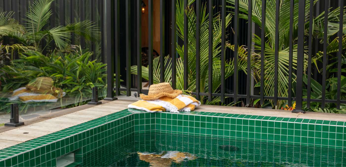 Plunge pool at Amaroo Bangalow