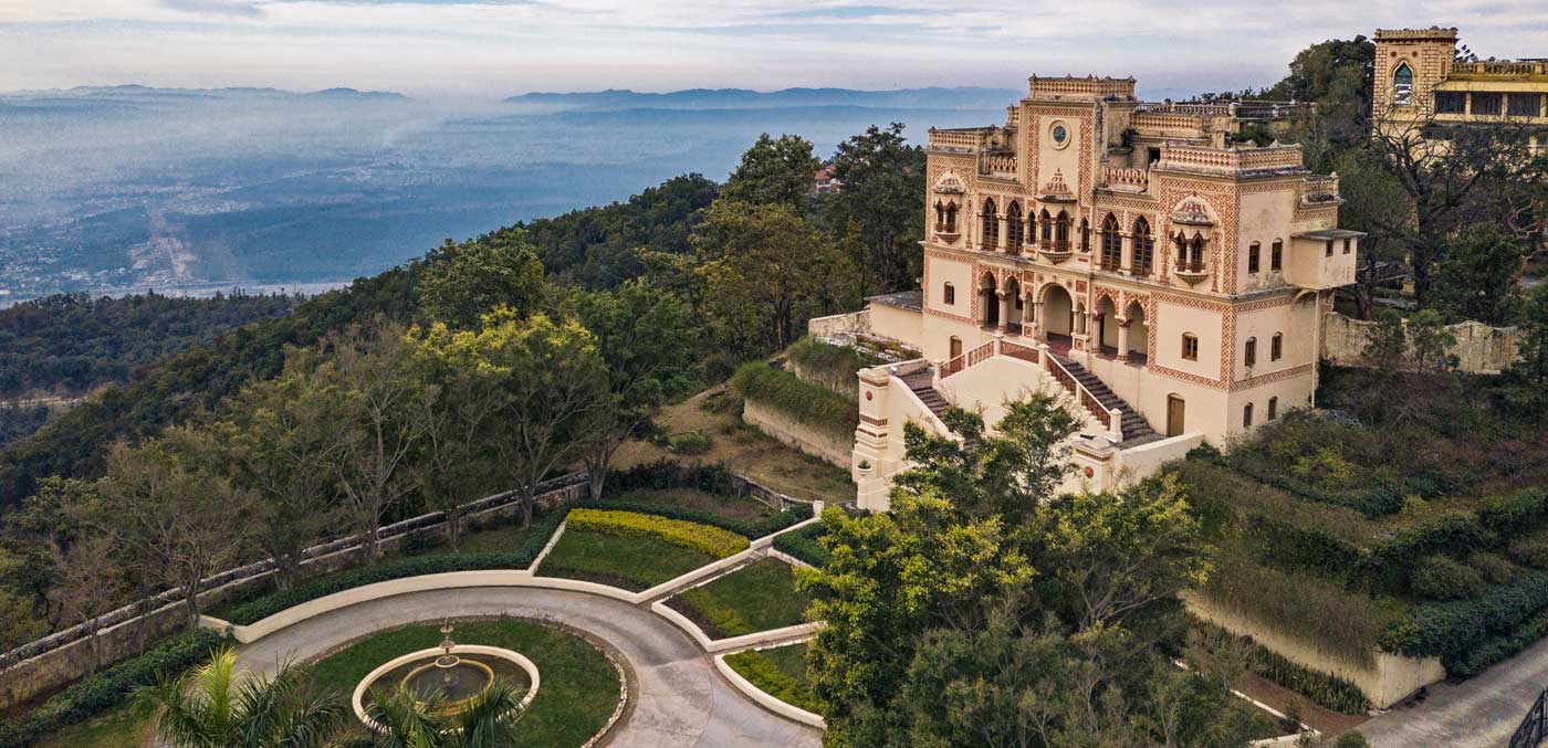 Exterior of Ananda in the Himalayas