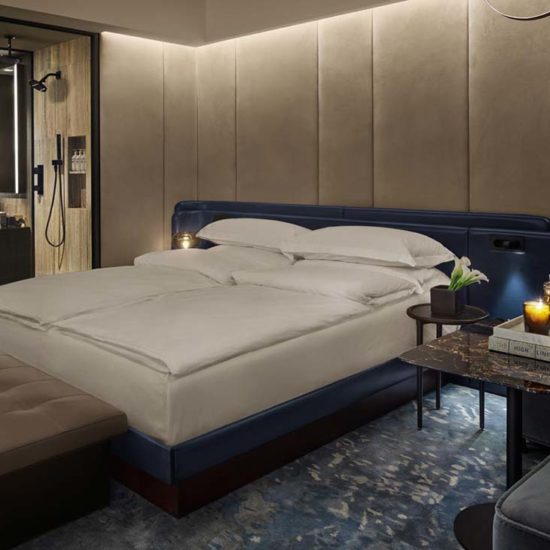 Bedroom at Equinox Hotel