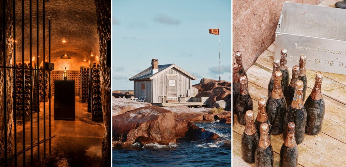 Veuve Clicquot's cellar under the sea. First image credit to: Leif Carlsson