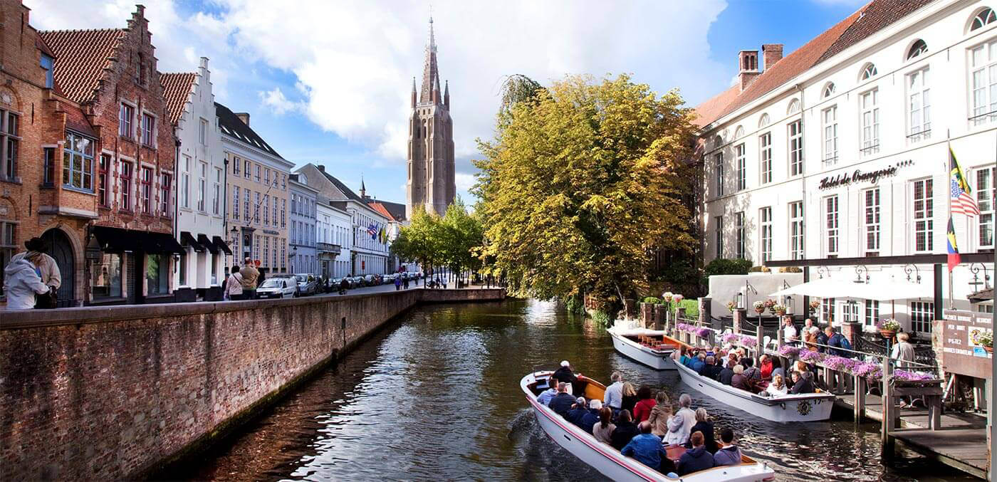 Canals in Bruges, Belgium