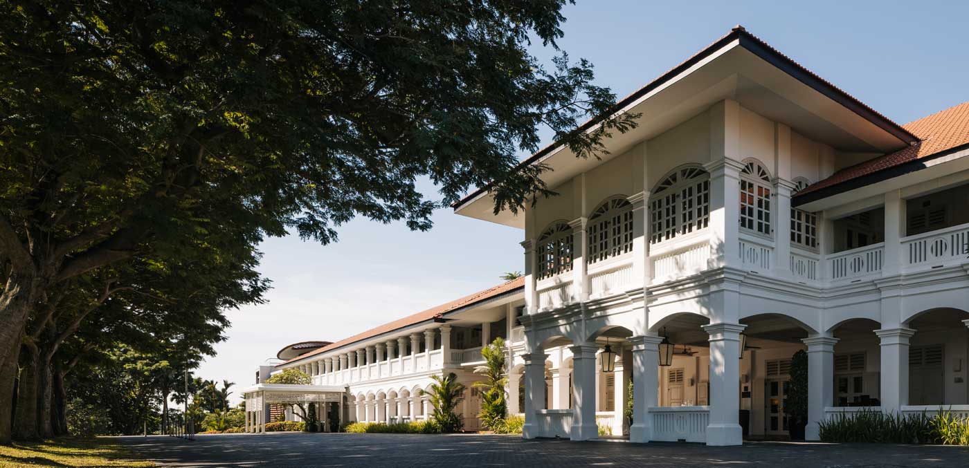 Exterior of Capella Singapore