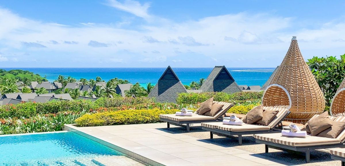 Pool views at Club InterContinental Fiji