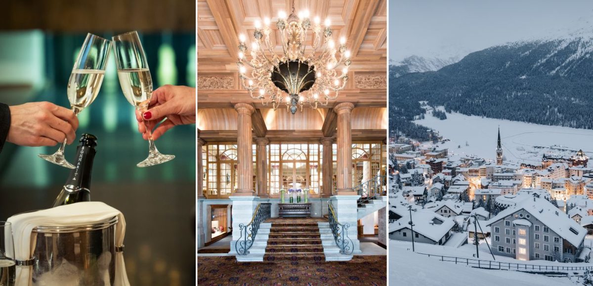 St Moritz and the opulent Kulm Hotel