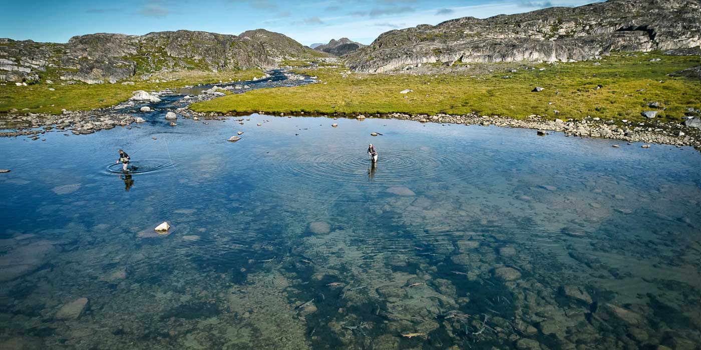 Fly fishing Greenland