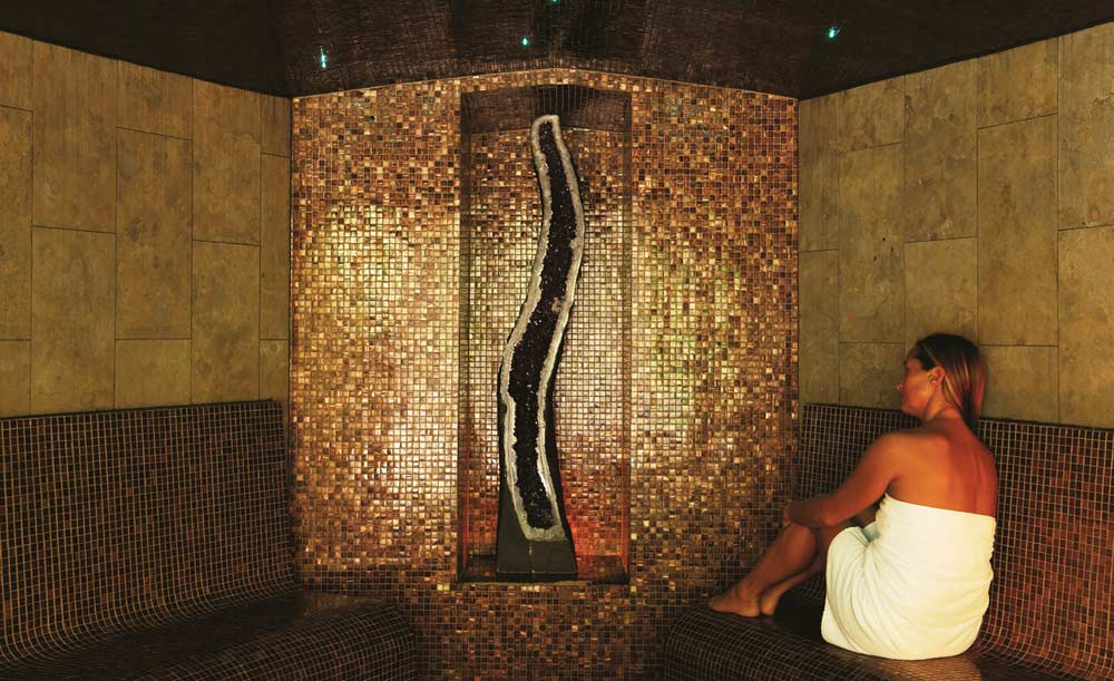 Crystal Steam Room at Gwinganna Lifestyle Retreat