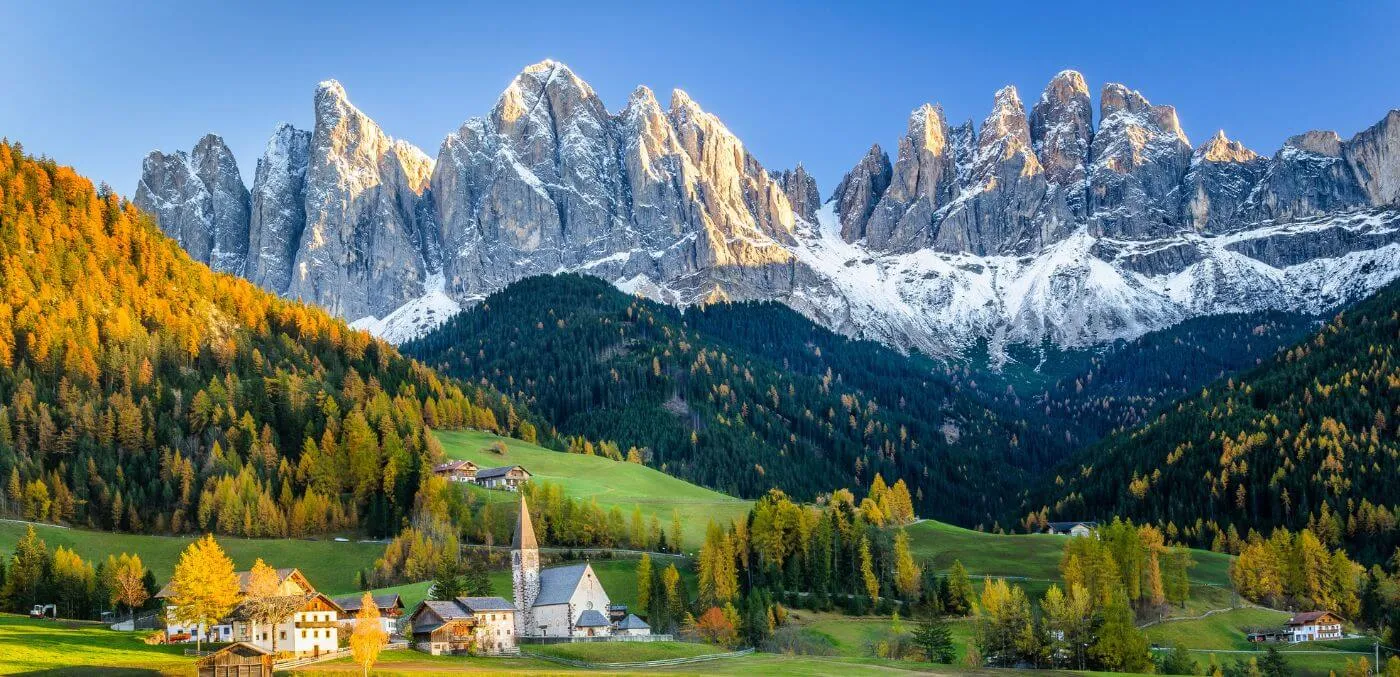 dolomites in autumn
