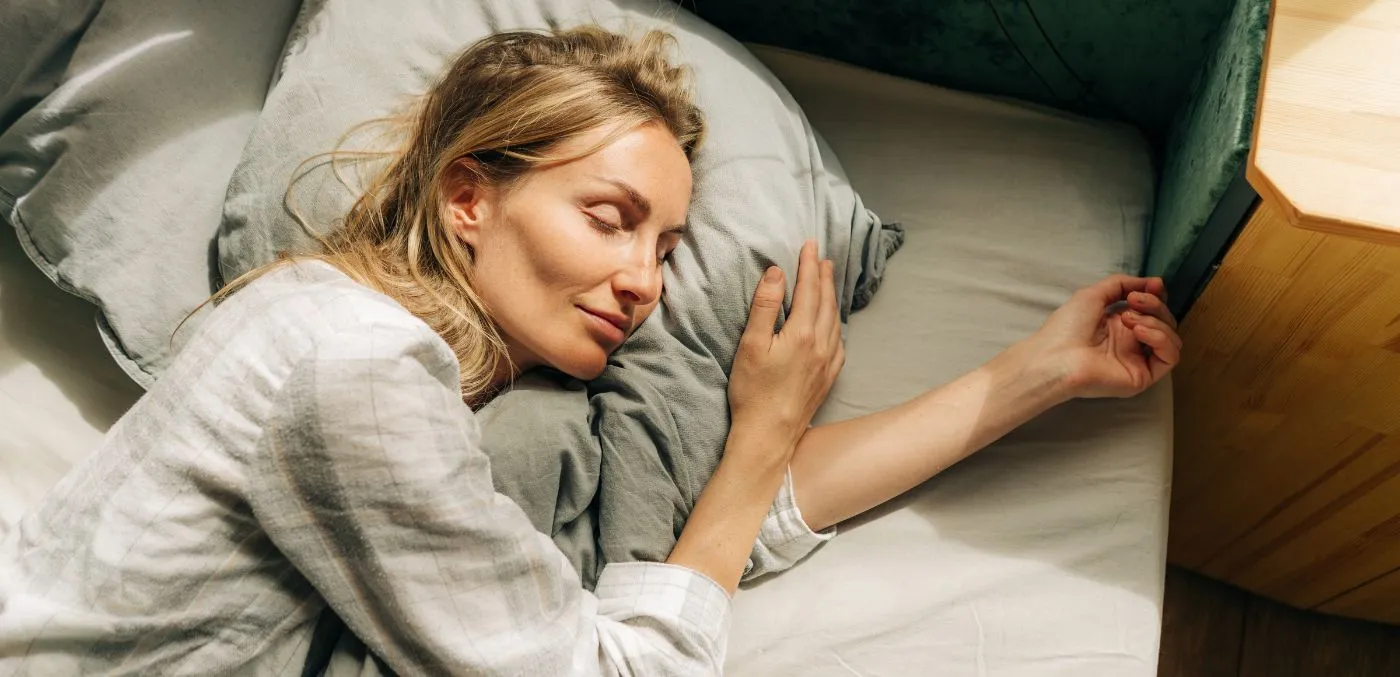 woman sleeping peacefully