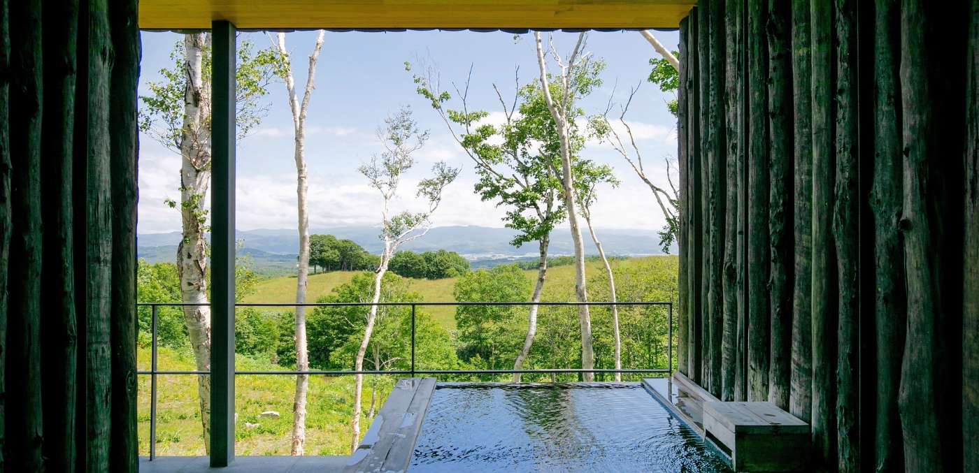 Private onsen at Zaborin