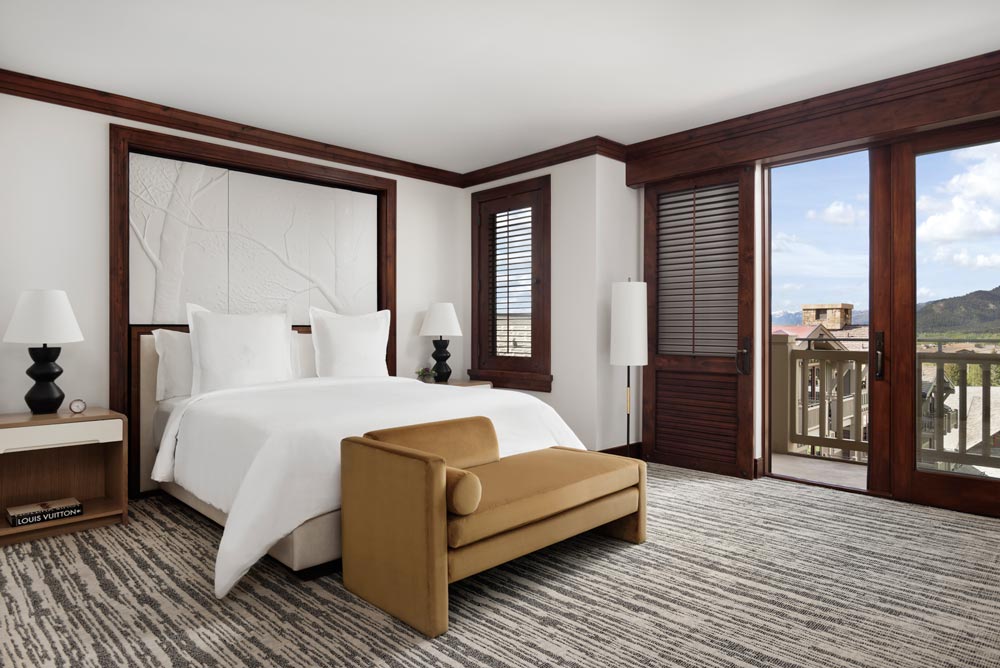 A Resort King Room at Four Seasons Jackson Hole Resort