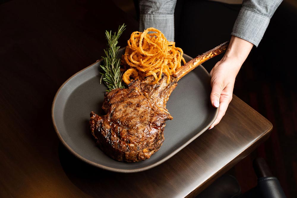 The divine Tomahawk at Steadfire Chophouse