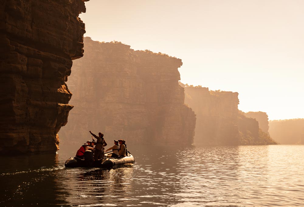 Zoidac tour on a Ponant Kimberley cruise