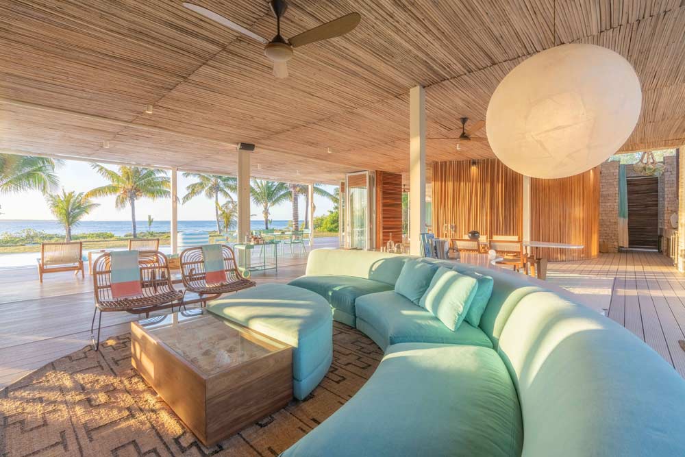 Lounge room at Miavana by Time + Tide, Madagascar