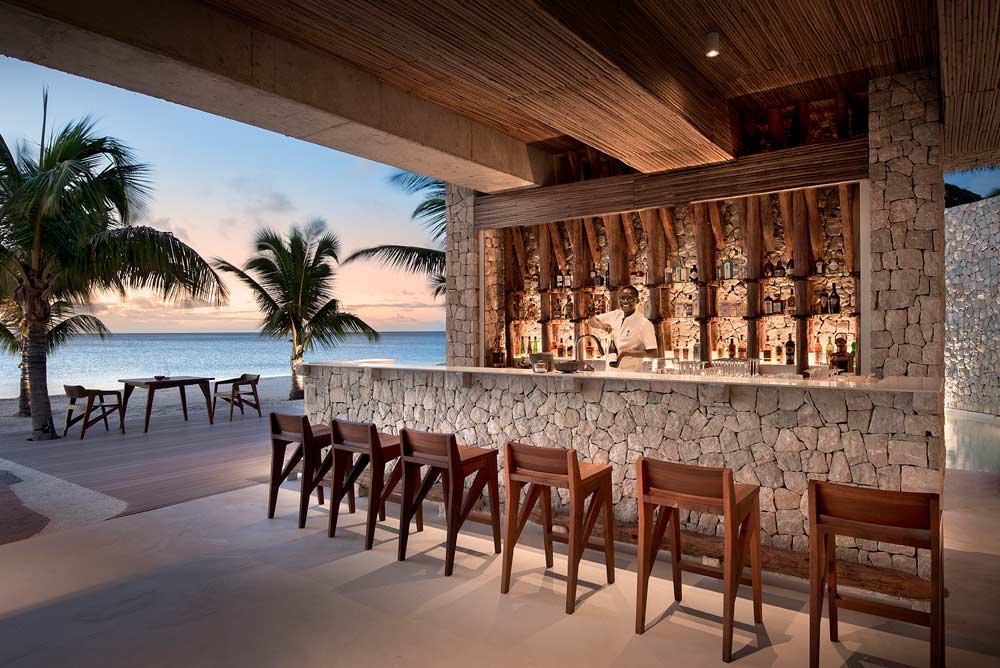Toulous Bar at The Piazza at Miavana by Time + Tide in Madagascar