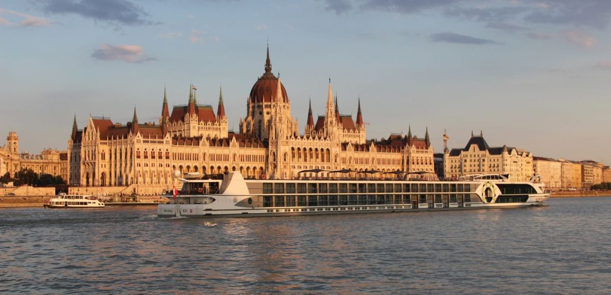 MS Joy in Budapest on Tauck Danube River cruise