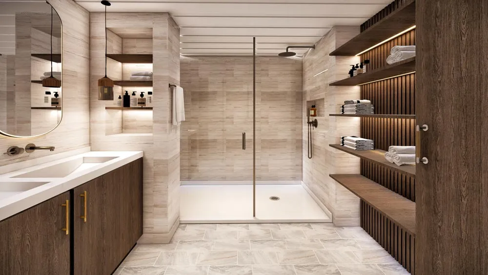 The bathroom of the Panorama Suite