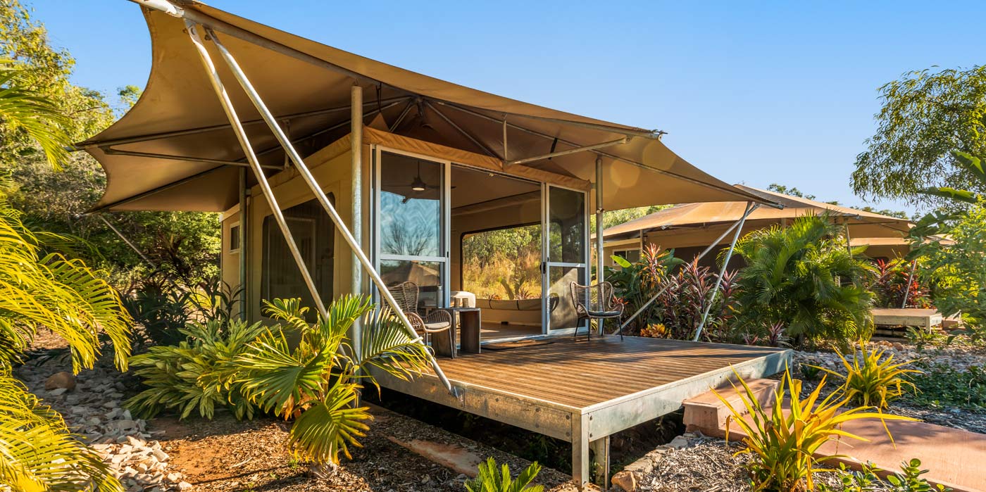Safari Tents at Pearlers Village, Cygnet Bay