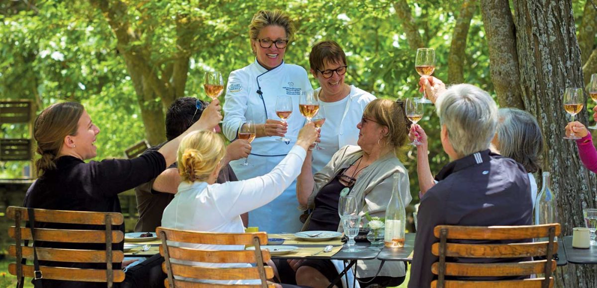 A private meal prepared by a chef in Provence.