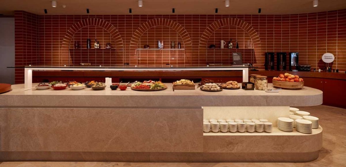 buffet self serve station
