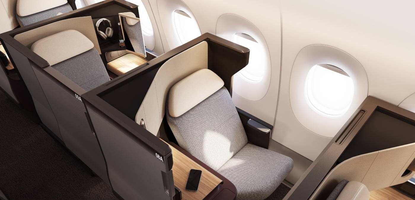 prototypes of the Business cabins on the aircraft that will fly passengers non-stop from Australia to New York and London from late 2025.
