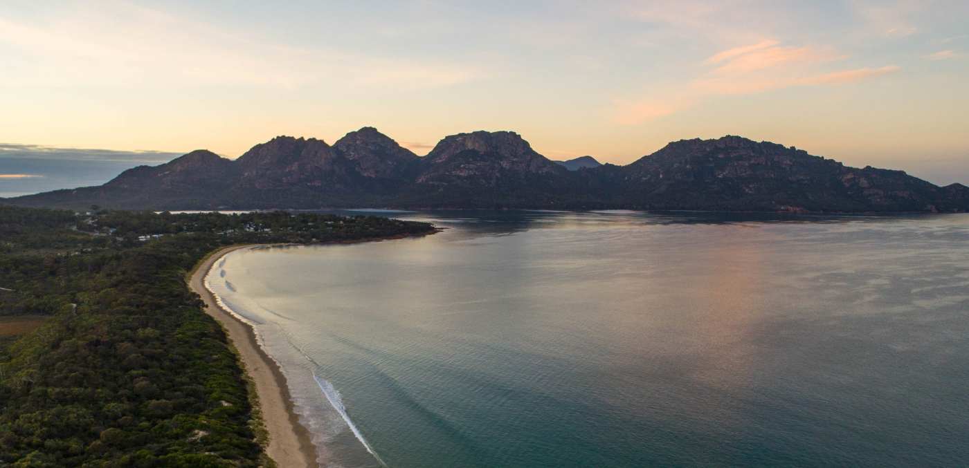 the coastline of tasmania