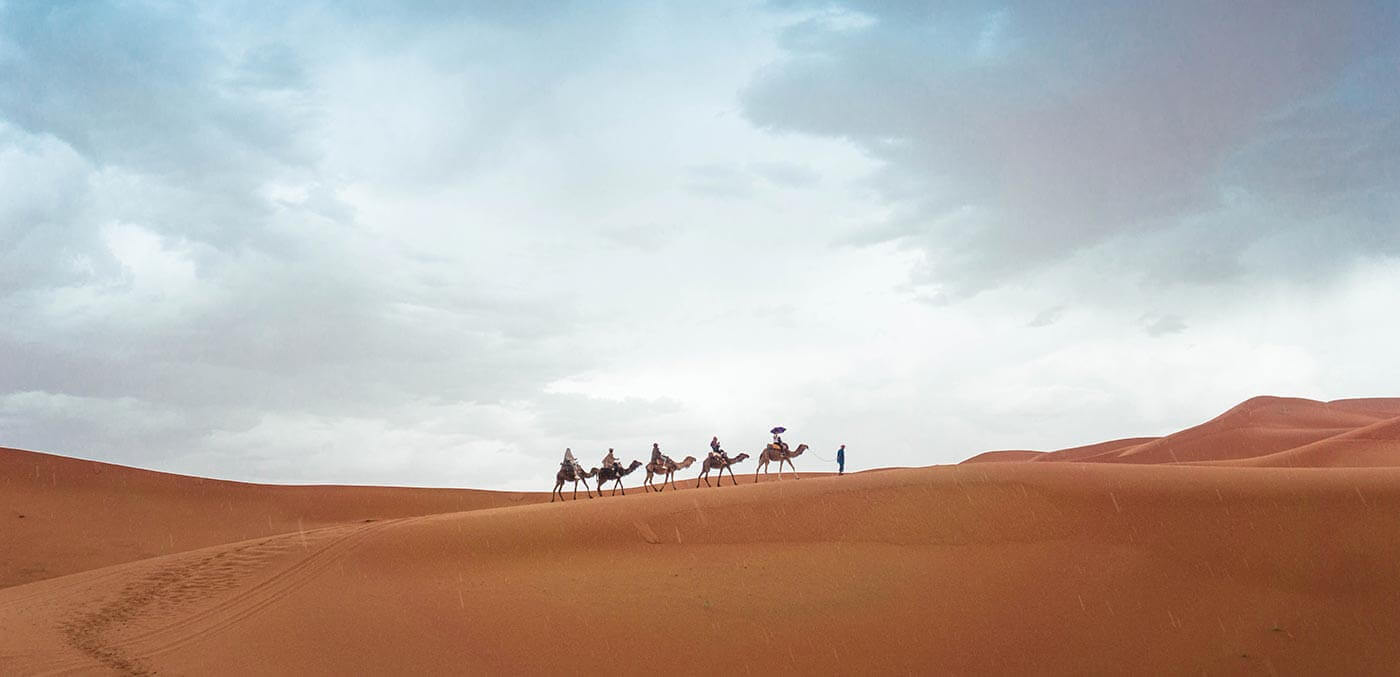 Sahara, Morocco, first holiday as a couple
