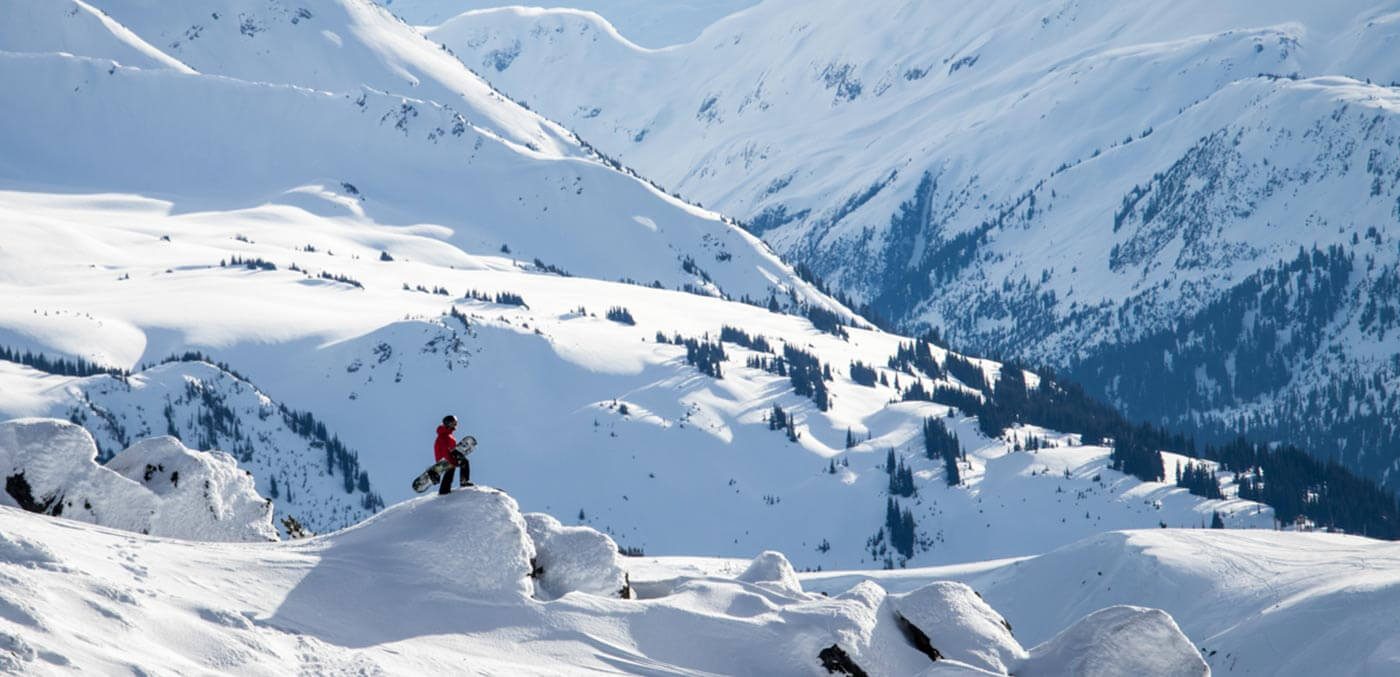 Snowboarding in Whistler