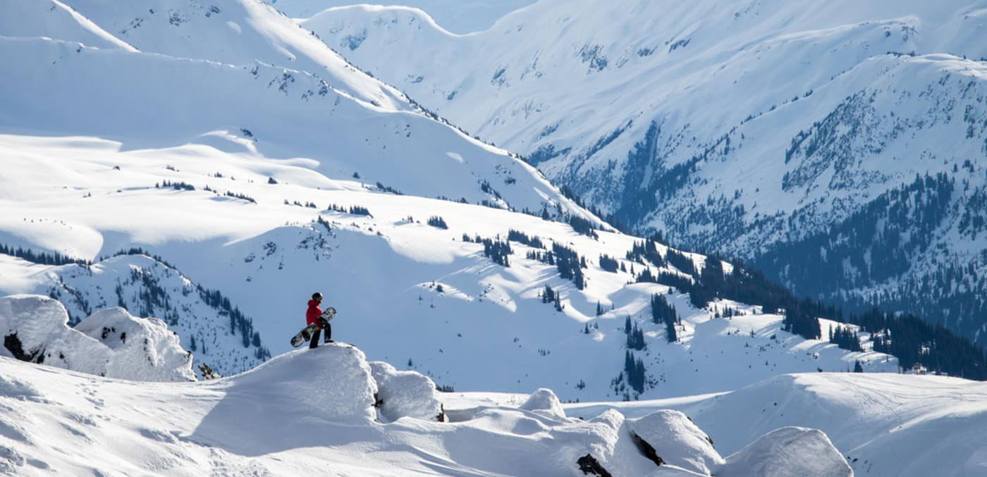 Snowboarding in Whistler
