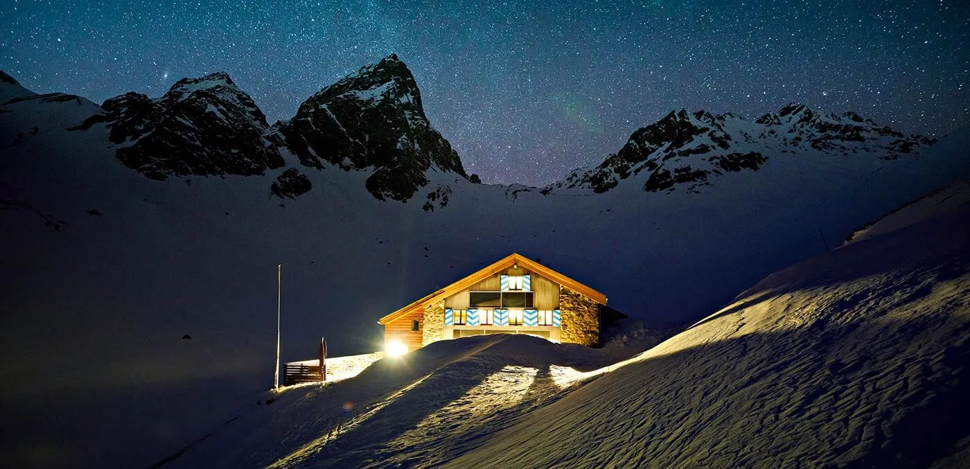 Starry sky at Chamonna Tuoi