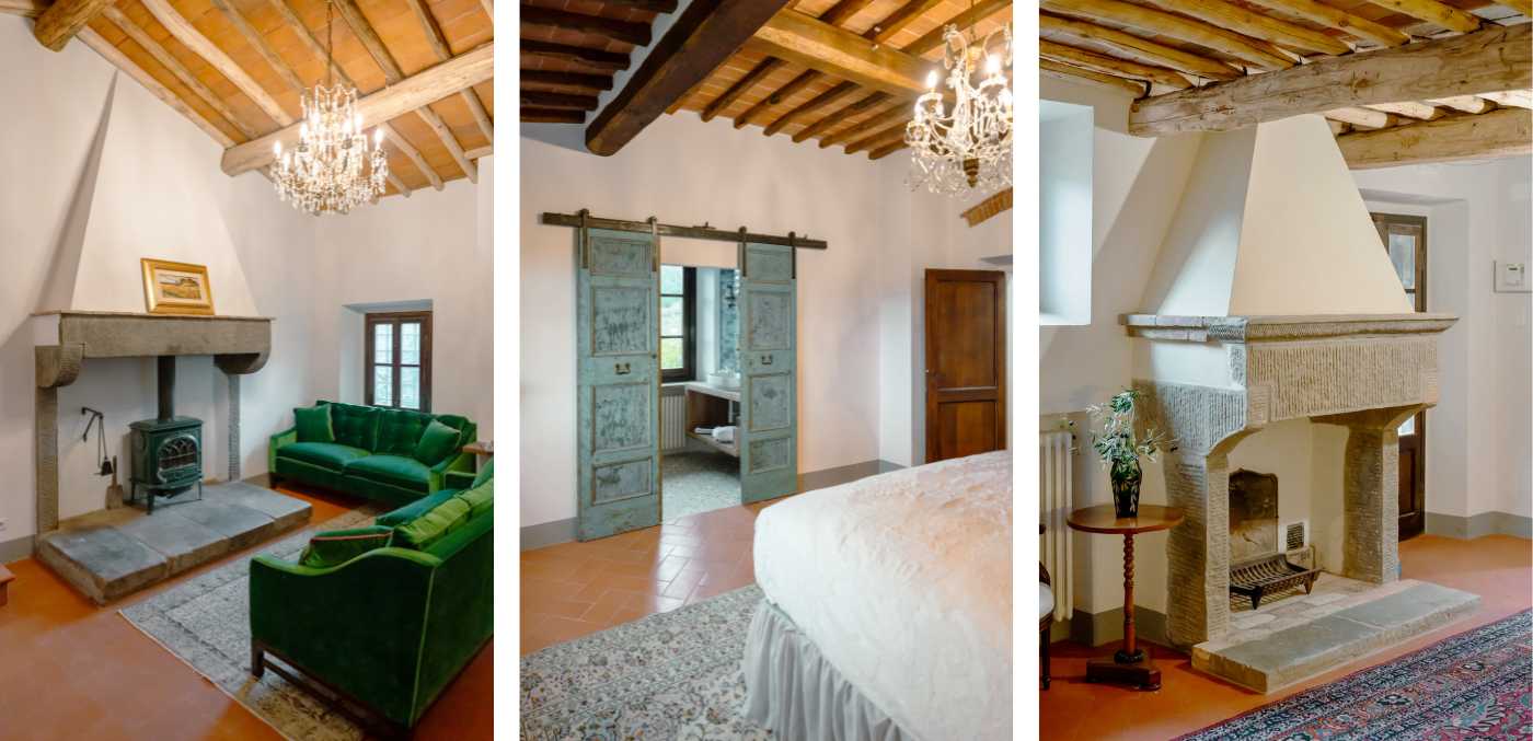 inside of an italian farm house