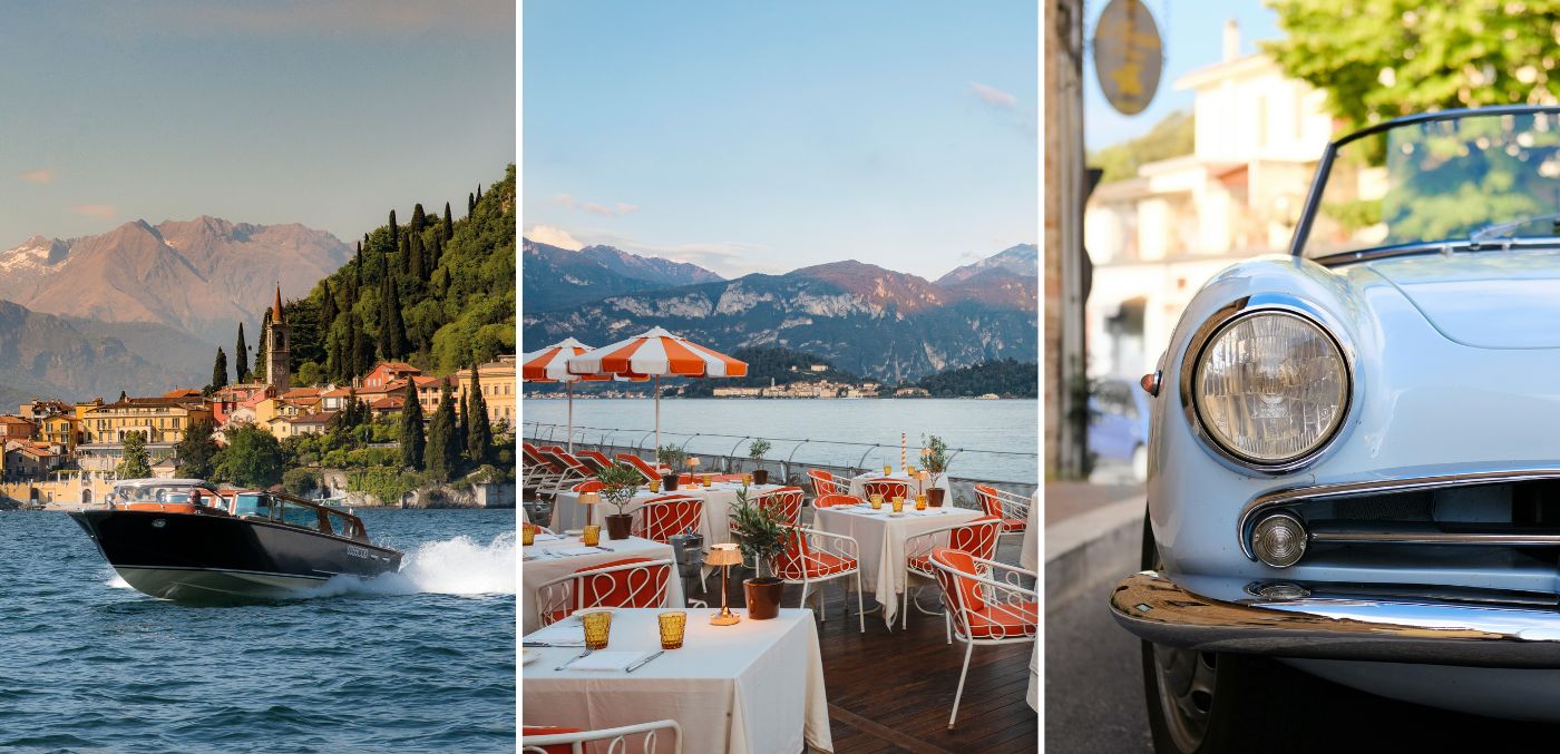 Lake Como boat, dining and Alfa driving