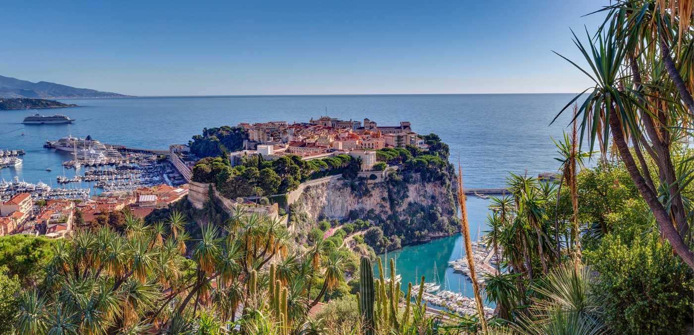 View to the Princely Palace and Old Town