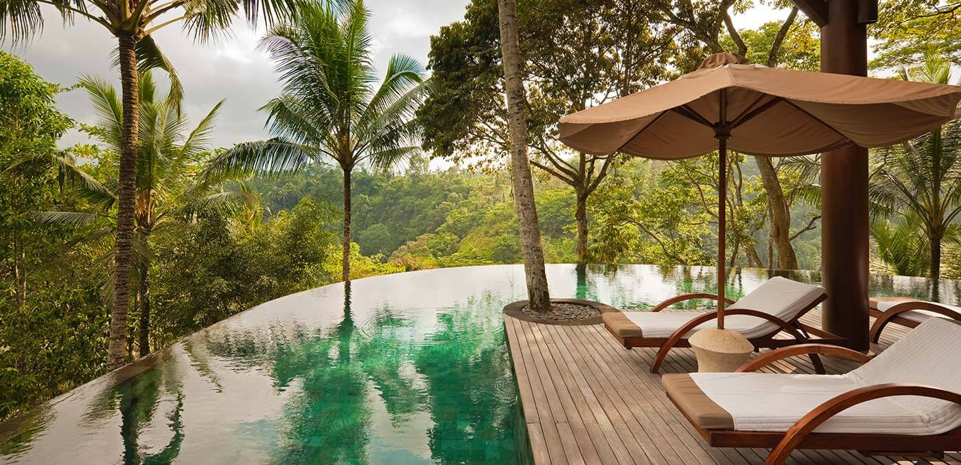 Wanakasa pool at COMO Shambhala Estate